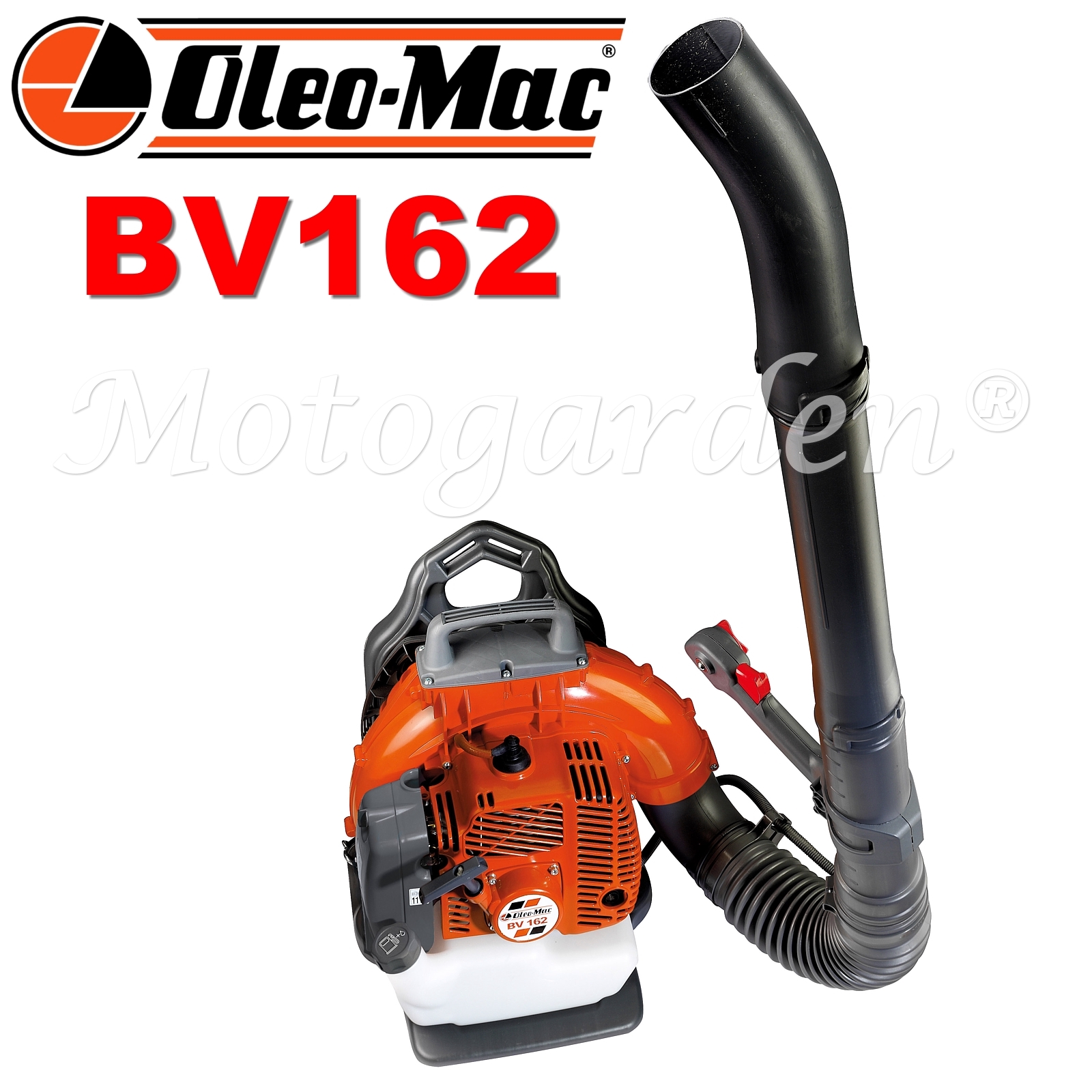 Nuovo modello di soffiatore OleoMac BV270BP leggero e potente, facile da usare.